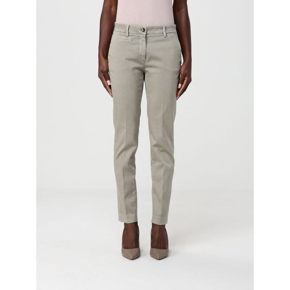 Mason's Women Stretch Cotton Slim Fit Trousers Mason's